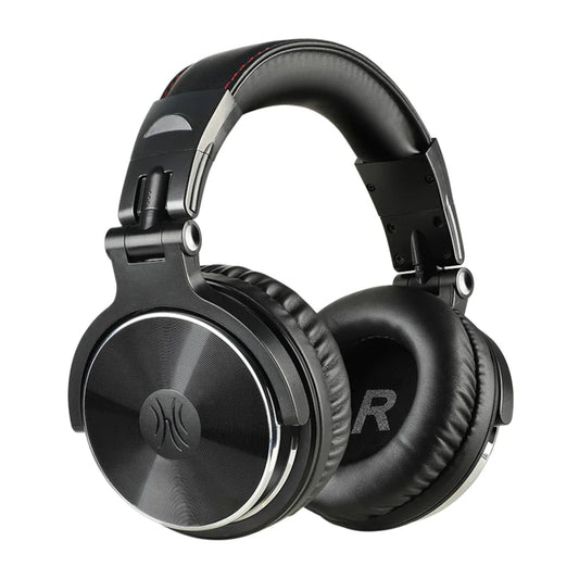 Oneodio Pro 10 Professional Wired Over Ear DJ and Studio Monitoring Headphones – Black